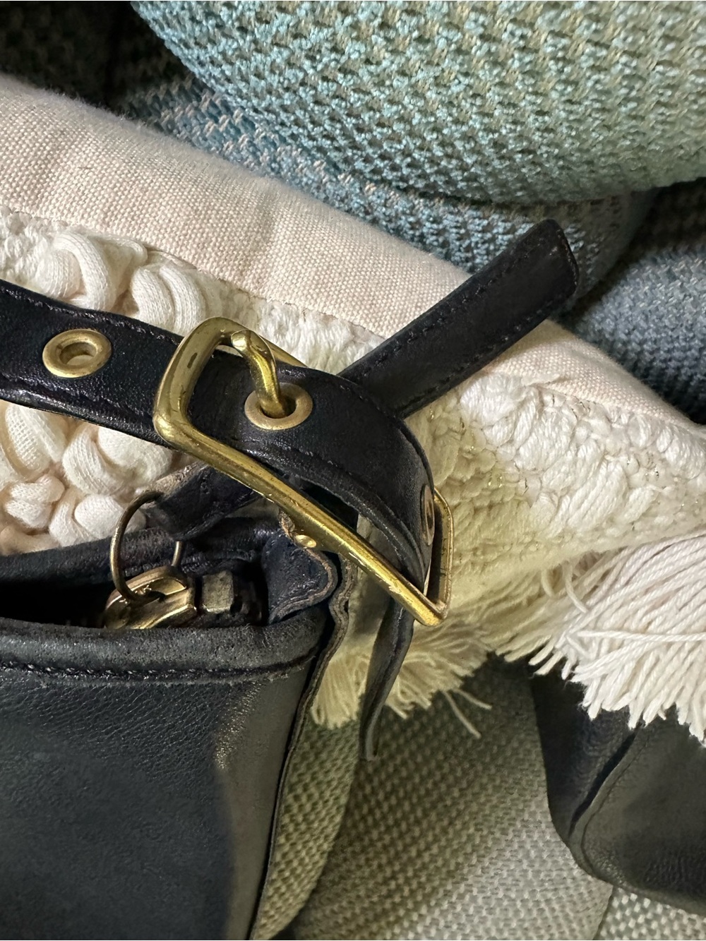 Coach Black Leather Hobo Shoulder Bag - Picture 8 of 8